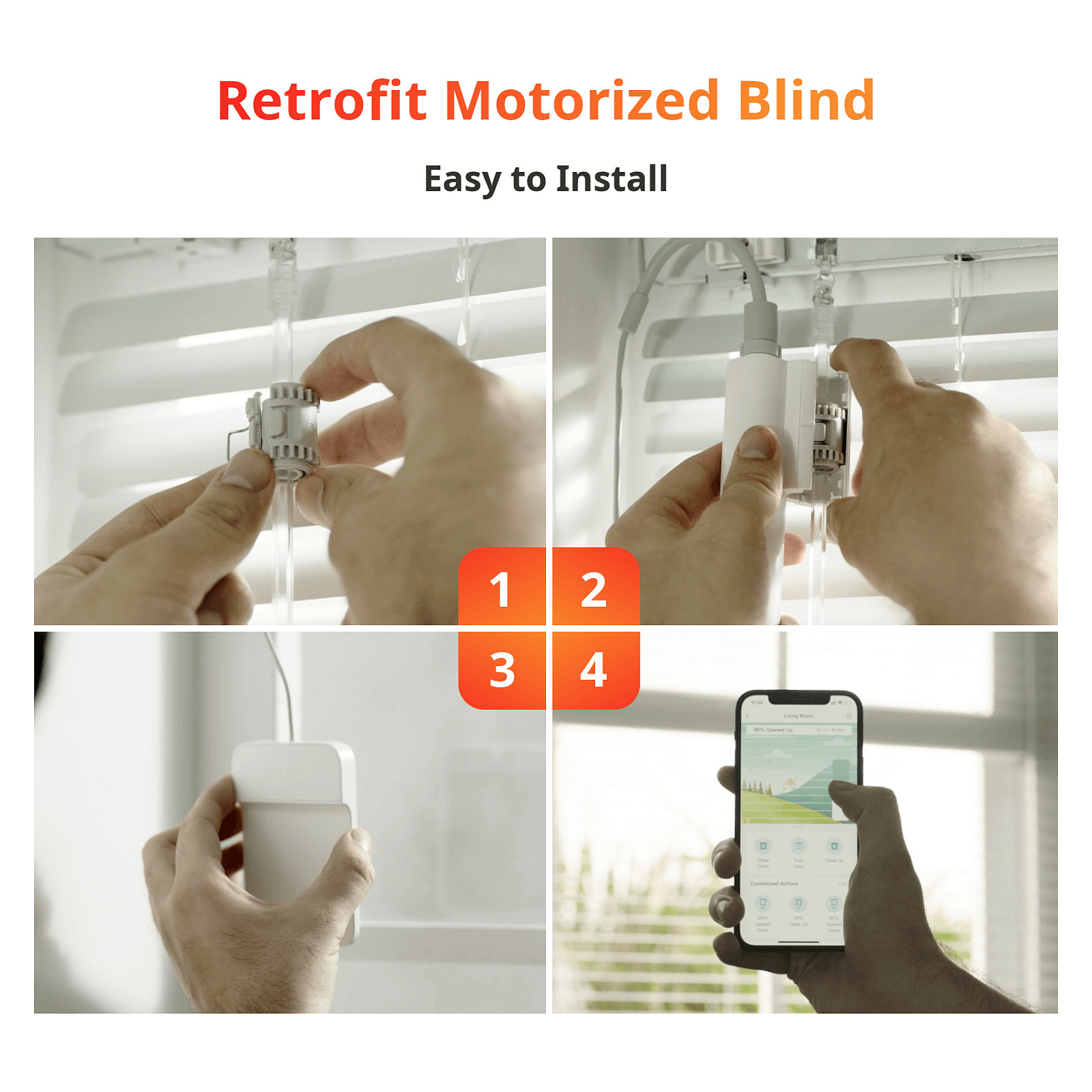 Kontrollues Smart për Grila SwitchBot Blind Tilt - Figura 3