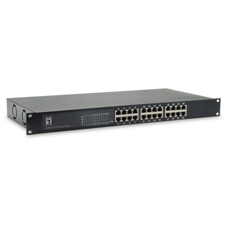 Switch LevelOne GEP‑2421W500 / 24x Gigabit PoE / Unmanaged