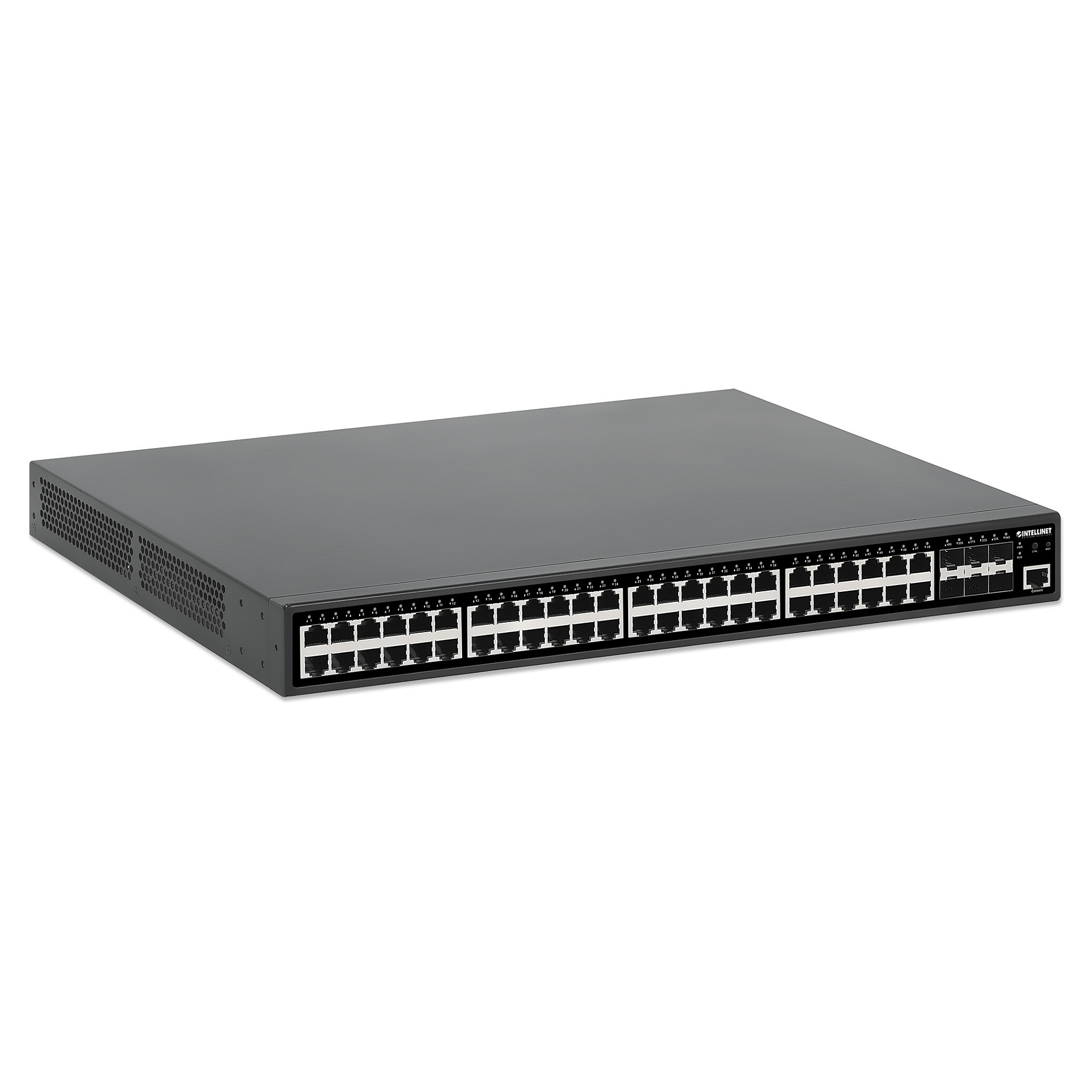 Switch INTELLINET / L2+ Fully Managed / 54‑Port PoE+ / 48x Gigabit Ethernet / 6x SFP+ Uplinks - Figura 2