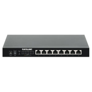 Intellinet 8-Port 2.5GbE PoE+ Switch 100W Unmanaged 802.3af/at Wall Mount 8