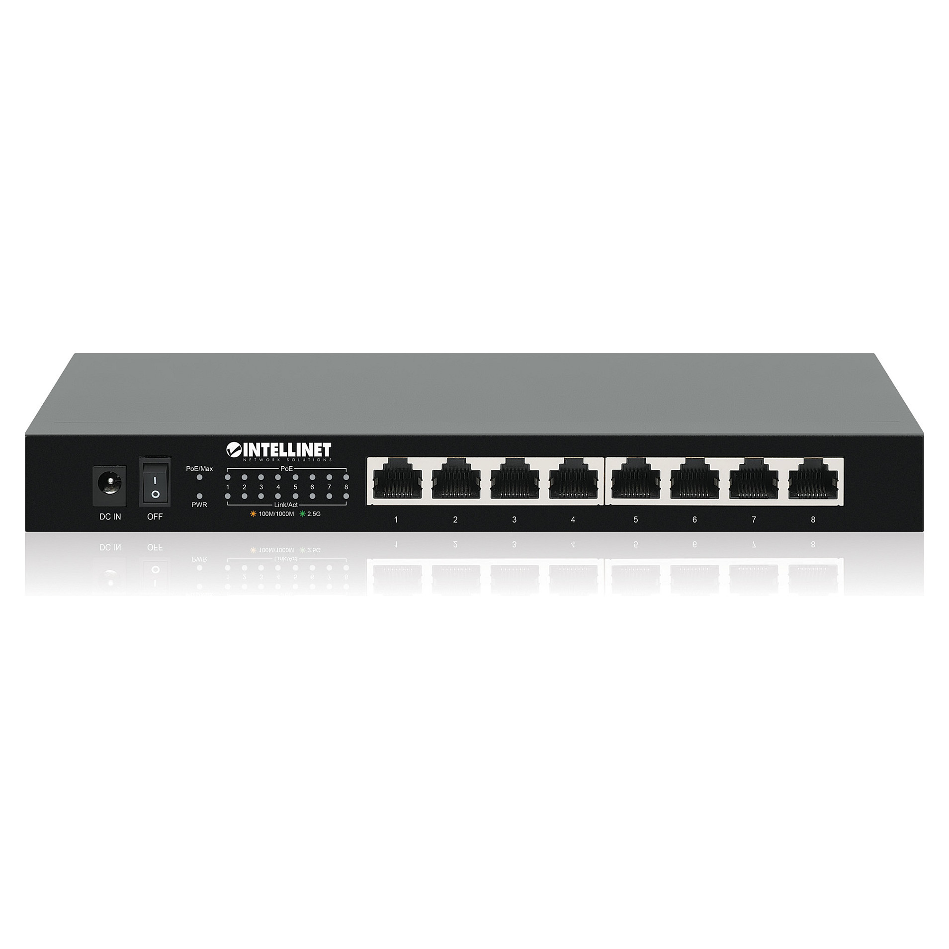 Intellinet 8-Port 2.5GbE PoE+ Switch 100W Unmanaged 802.3af/at Wall Mount - Figura 5