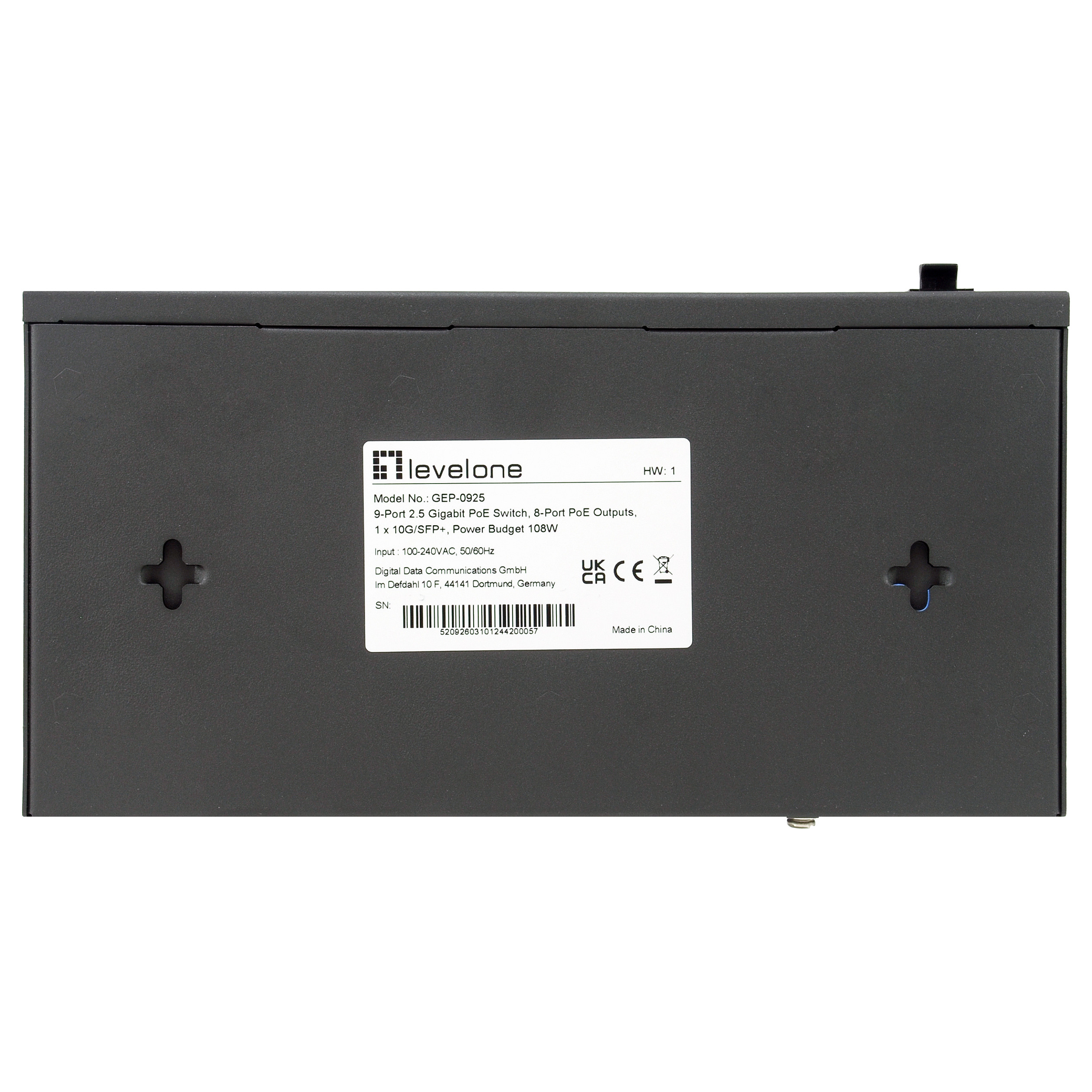 Switch LevelOne / PoE+ / 8x Gigabit PoE / 1x 10G SFP+ / 120W / Unmanaged - Figura 5