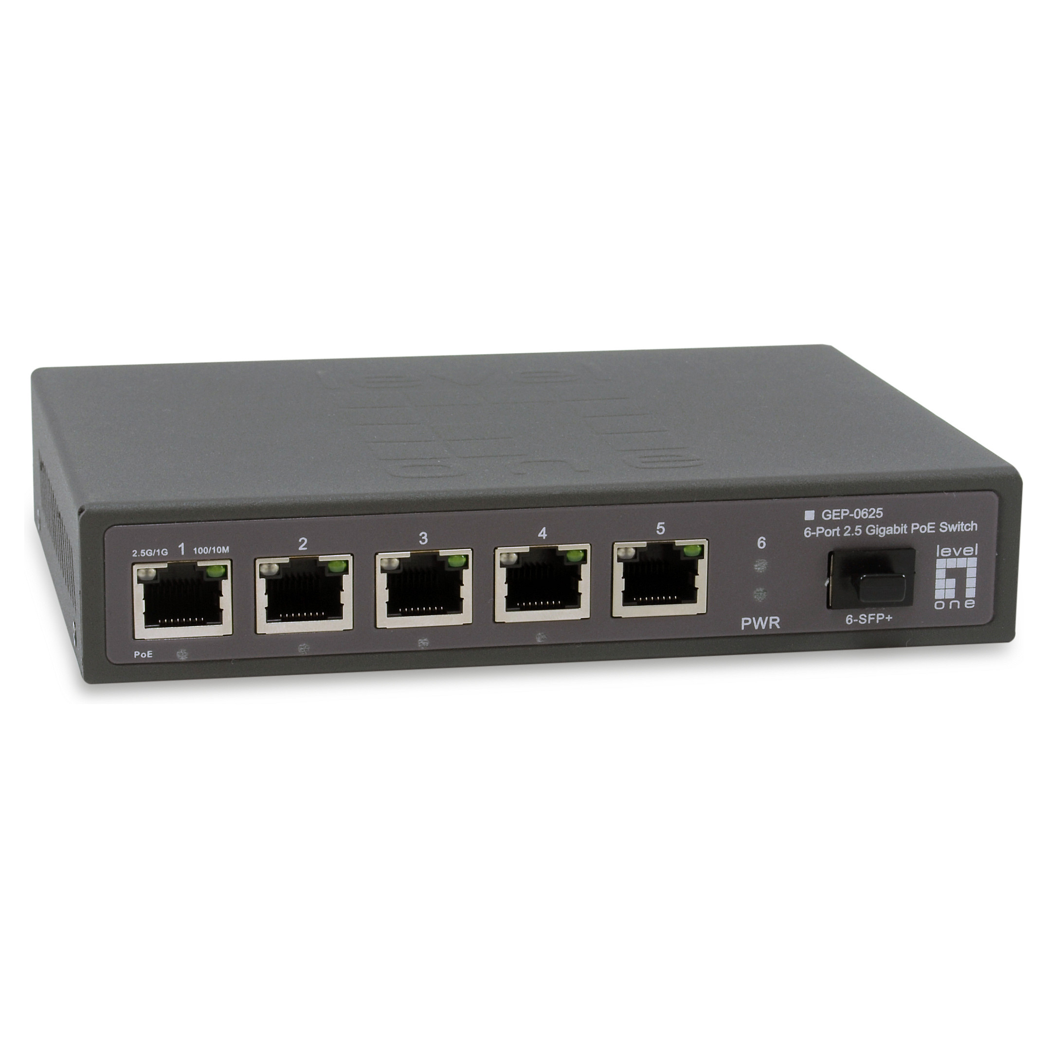 Switch LevelOne / PoE+ / 4x 2.5GbE PoE / 1x 2.5GbE / +65W / Unmanaged