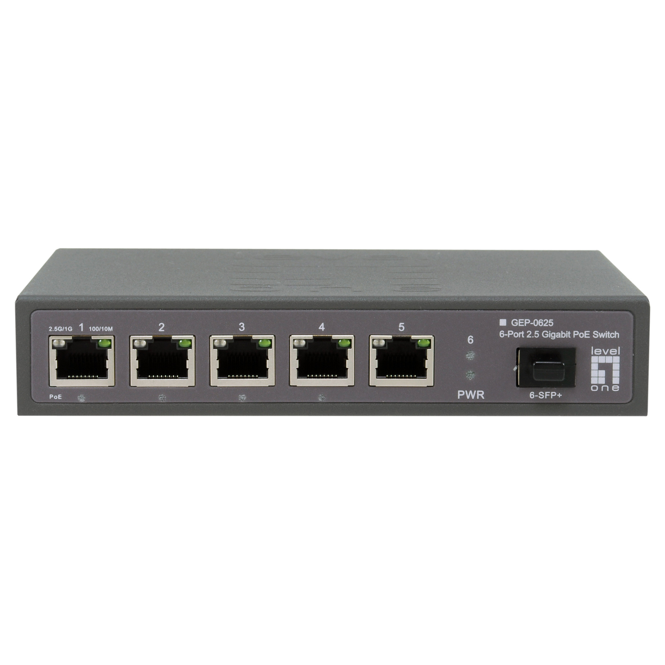 Switch LevelOne / PoE+ / 4x 2.5GbE PoE / 1x 2.5GbE / +65W / Unmanaged - Figura 2