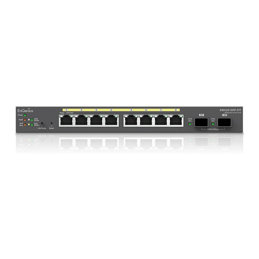 Switch Engenius / 8‑Port Gigabit PoE af/at+ 130W / 2x SFP - Figura 3
