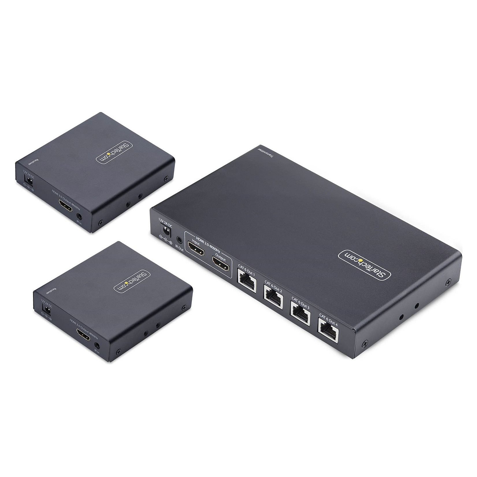 StarTech 4-Port HDMI Extender and Splitter over CAT6, 4K 60Hz up to 70m, 1x4 HDMI over Ethernet Network - Figura 2