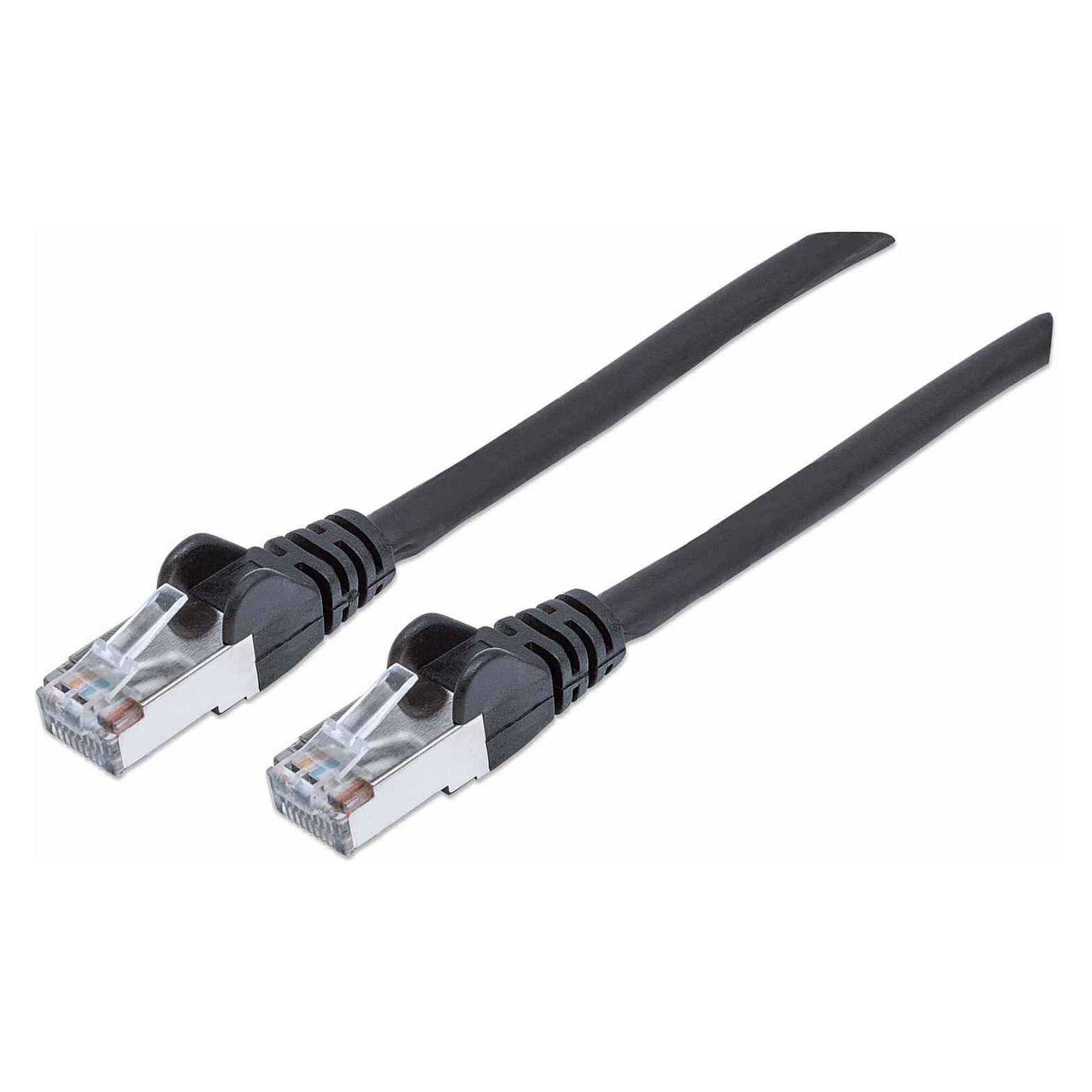 Kabllo për rrjet Patchkabel / Cat6a‑Stecker / Cat7‑Rohkabel / 10m - Zezë