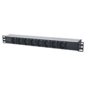 Shpërndarës i Energjisë për Rack 19" / 8 Priza IEC C13 me kapëse montimi