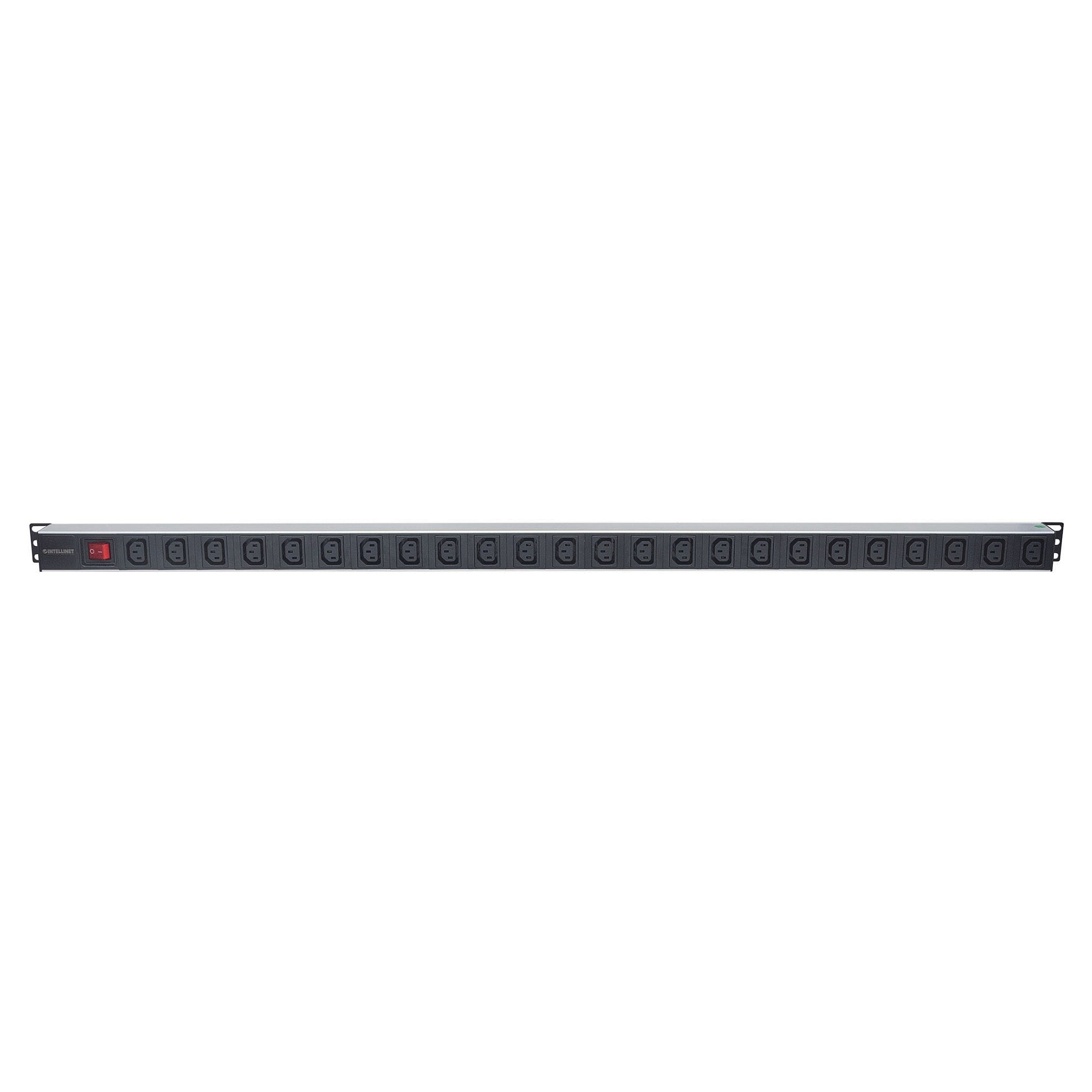 INTELLINET 19" Rack PDU 1U me 8x IEC C13, 16A, Kabllo 2m, Anti-Shedding – Power Distribution Unit - Figura 3