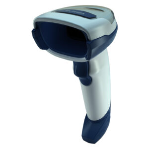 Skaner Zebra DS2208 Health / 2D Barcode / RS232 / KBW / USB / IP52 - Bardhë / Blu