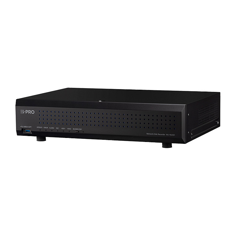 NVR për kamera IP i-PRO WJ-NU301 / 16 kanale / 16x PoE 100Mbps / 1x Gigabit uplink