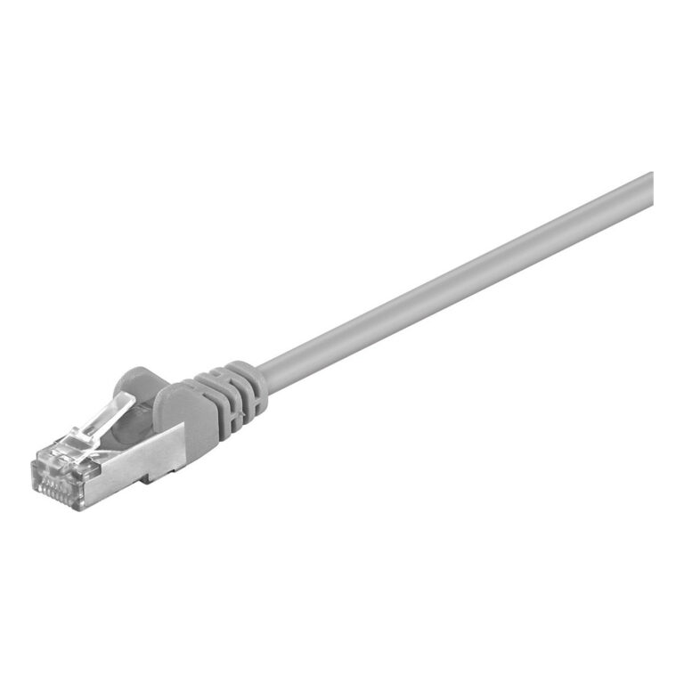Kabllo për rrjet Goobay Cat5e / 0.5m / SF‑UTP / 2xRJ45 / PVC / CCA - Gri