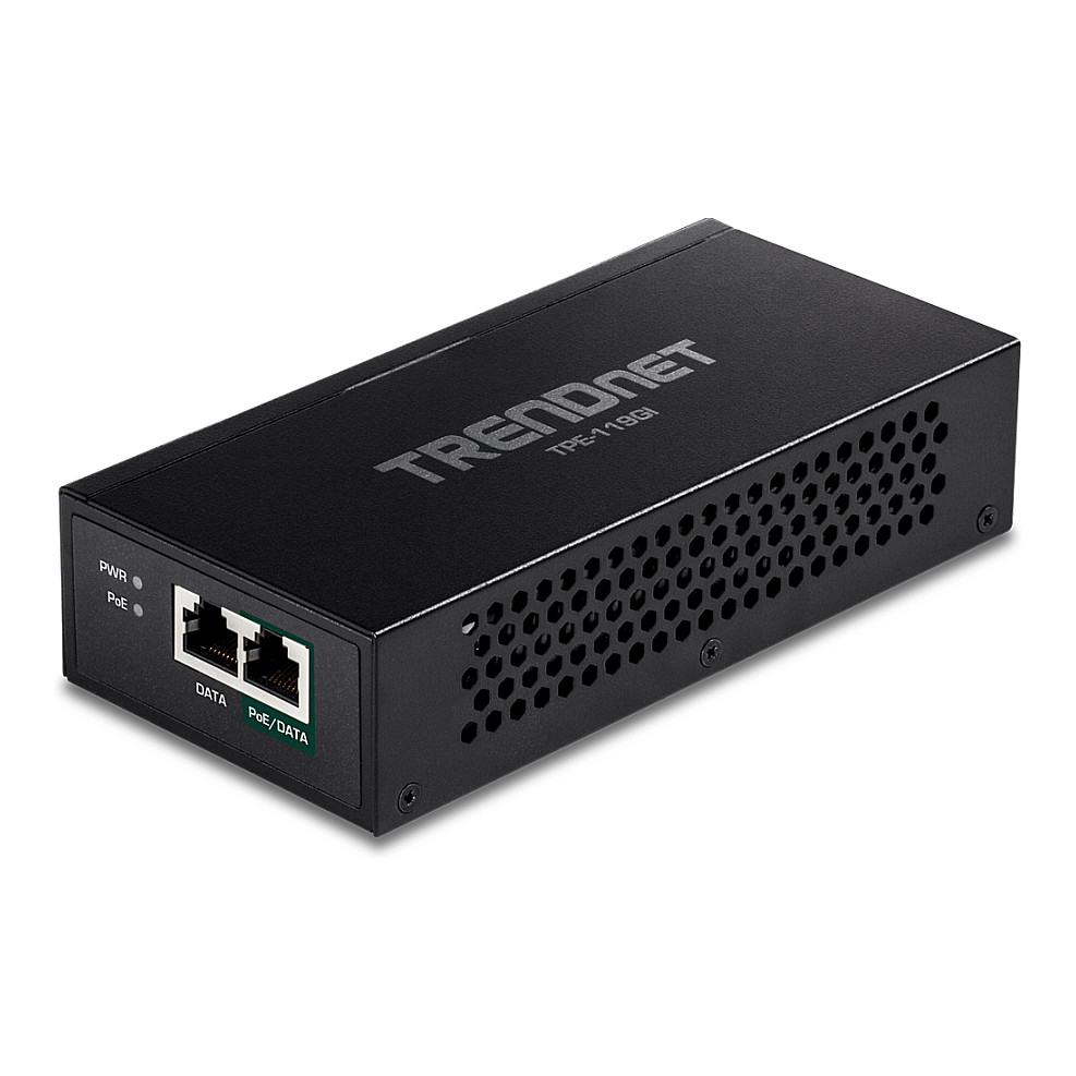 PoE Injector TRENDnet TPE‑119GI / Gigabit / 4PPoE / IEEE 802.3bt / 95W