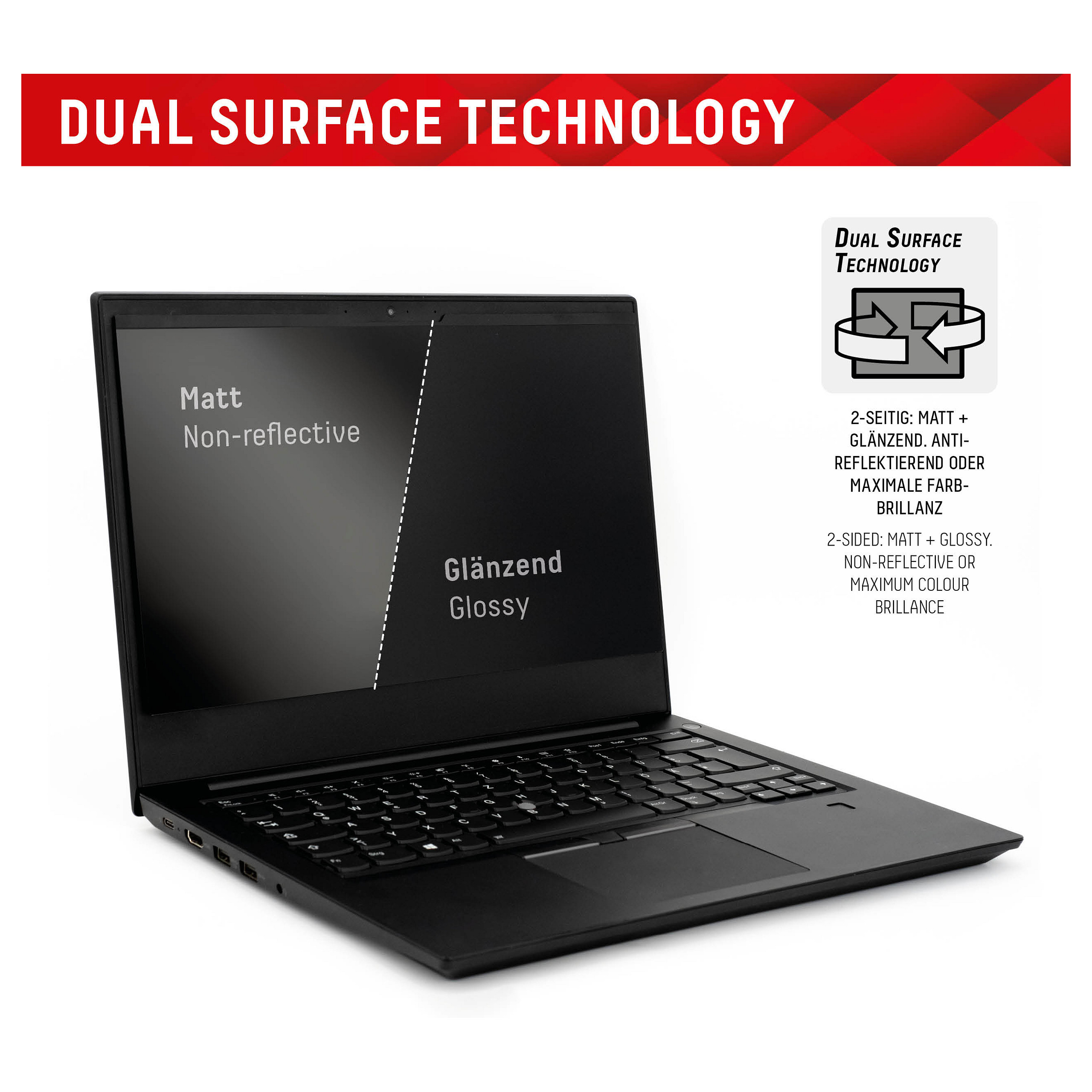 Xham mbrojtës Privacy Filter Displex Privacy Safe Universal 14" 16:9 - Figura 5