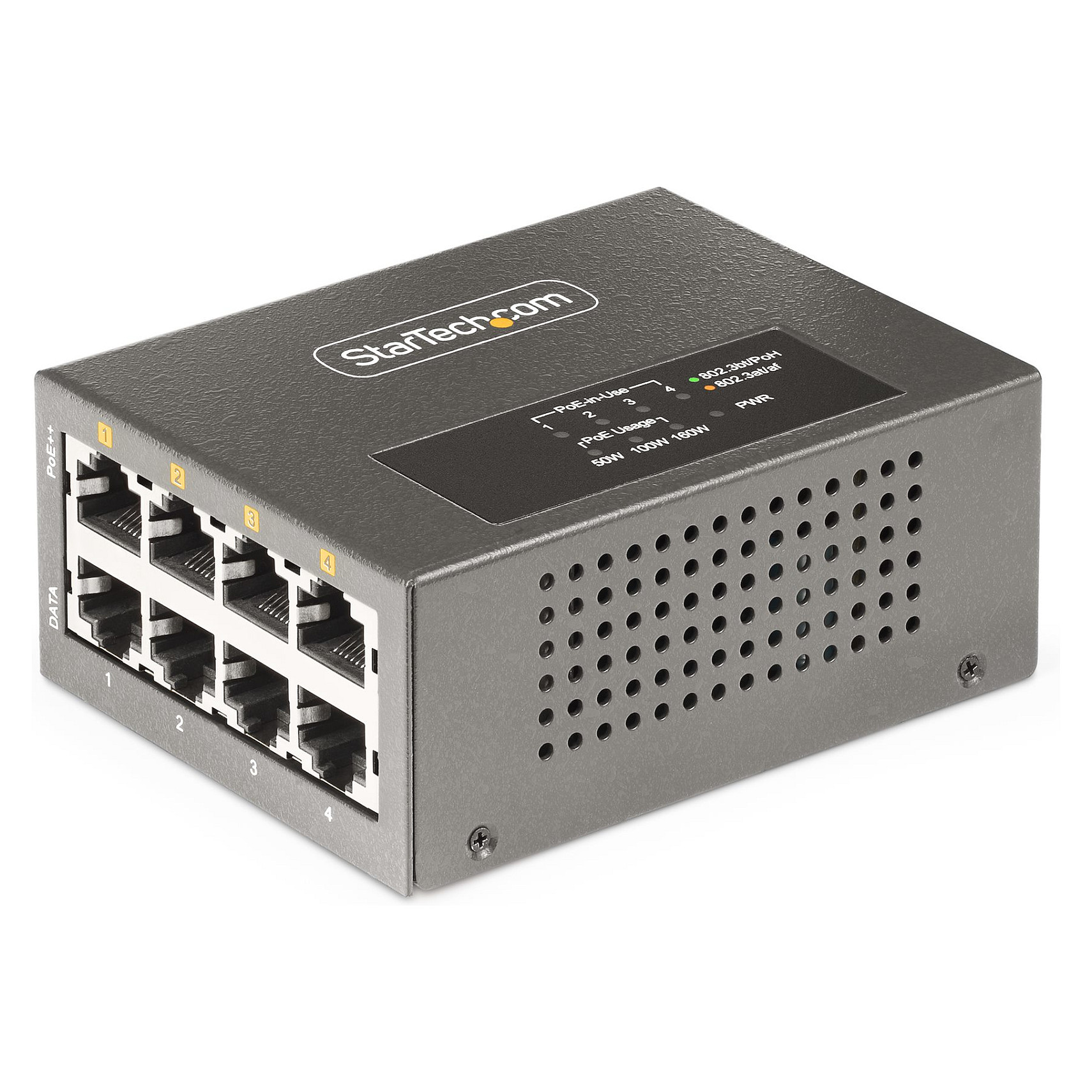 PoE Injector / 4‑Port Multi‑Gigabit / PoE++ / 5G & 2.5G Ethernet (NBASE‑T)