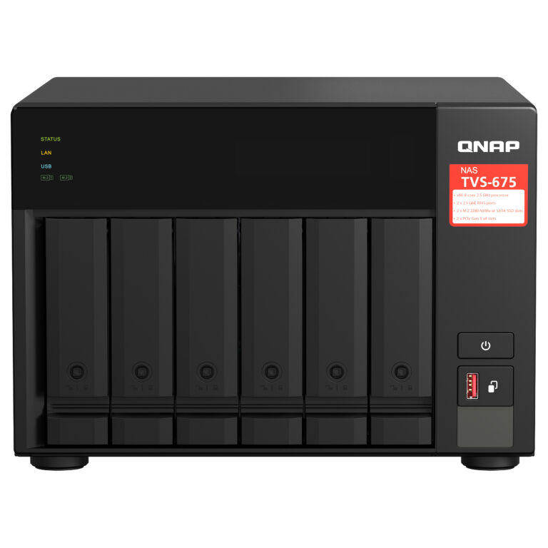 NAS QNAP 6-bay TVS-675-8G / 8GB DDR4