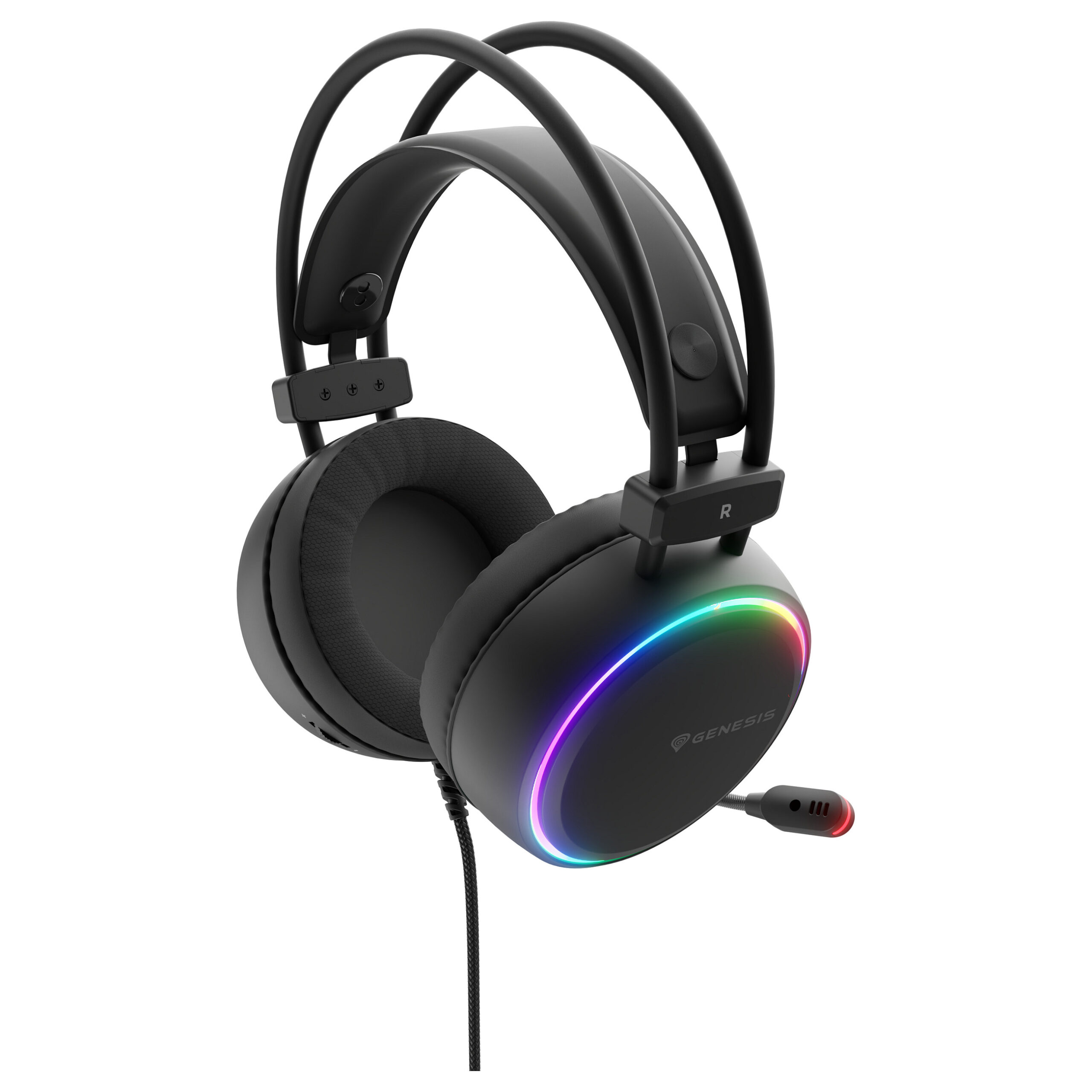 Kufje Gaming Genesis Neon 613 G2 me mikrofon - Zezë