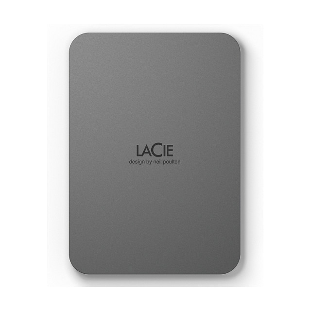 HDD të Jashtme LaCie Mobile Drive Secure / 4TB / USB‑C 3.2 (5 Gbit/s) - Gri