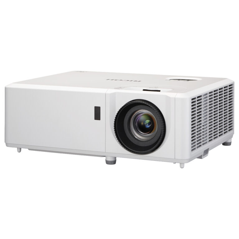 Projektor Ricoh PJ WUL5860 / DLP‑Laser / 4000 ANSI lumens / WUXGA / HDMI+USB+VGA – Bardhë