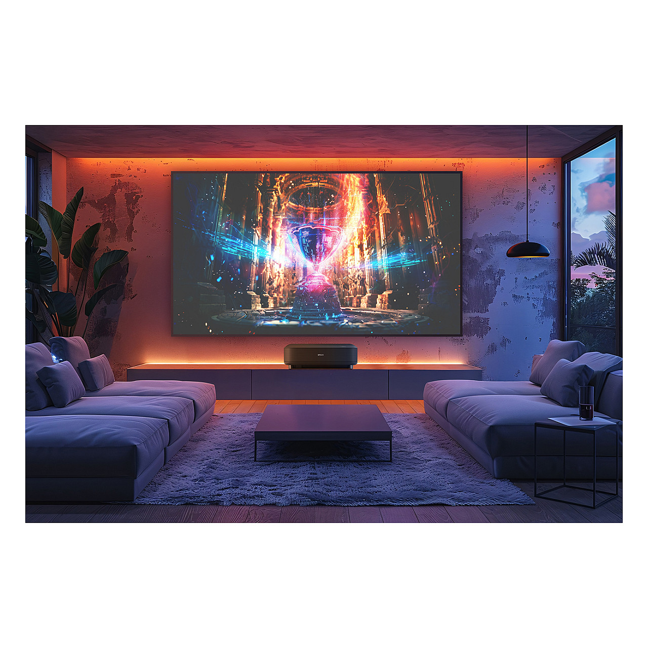 Projektor Epson Lifestudio Grand EH-LS670B / Laser / 3600 Lumens / 4K UHD / WIFI / HDMI - Zezë - Figura 5