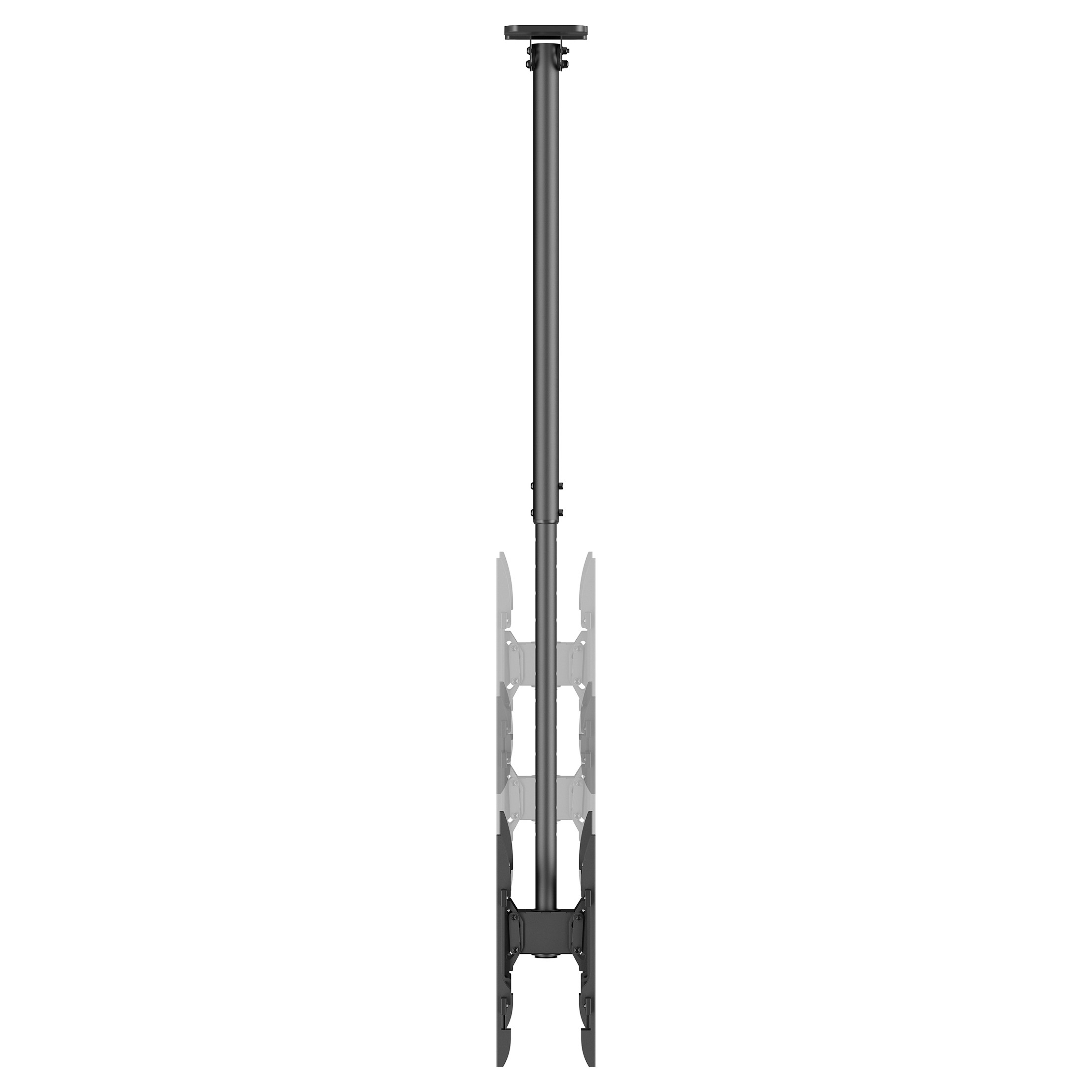 Mbajtëse për TV Equip montim në tavan / për 43”–86” deri 50kg - Figura 3