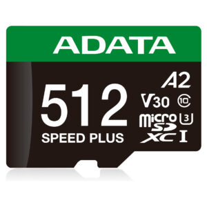 Kartë Memorie SD ADATA SPEED PLUS microSDXC 512GB UHS-I U3 V30 A2 Class 10