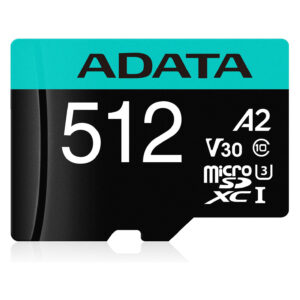 Kartë Memorie SD ADATA Premier Pro V30S 512GB me Adapter SD