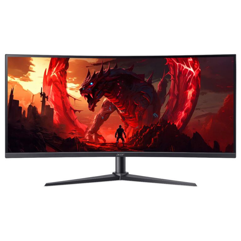 Monitor Acer Nitro XZ340CURW0b / 34"/ Wide Quad HD VA LCD Curved / 240Hz / 5ms / HDMI+DP - Zezë