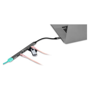 HUB BakkerElkhuizen USB‑C / 7‑in‑1 / 3×USB‑A + 4×USB‑C – Argjend 8