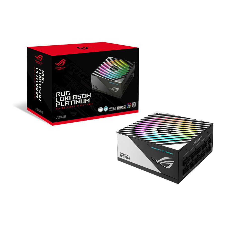 Furnizues Energjie ASUS ROG LOKI SFX‑L / 850W / 80 PLUS Platinum / SFX‑L - Zezë / Argjend - Figura 3