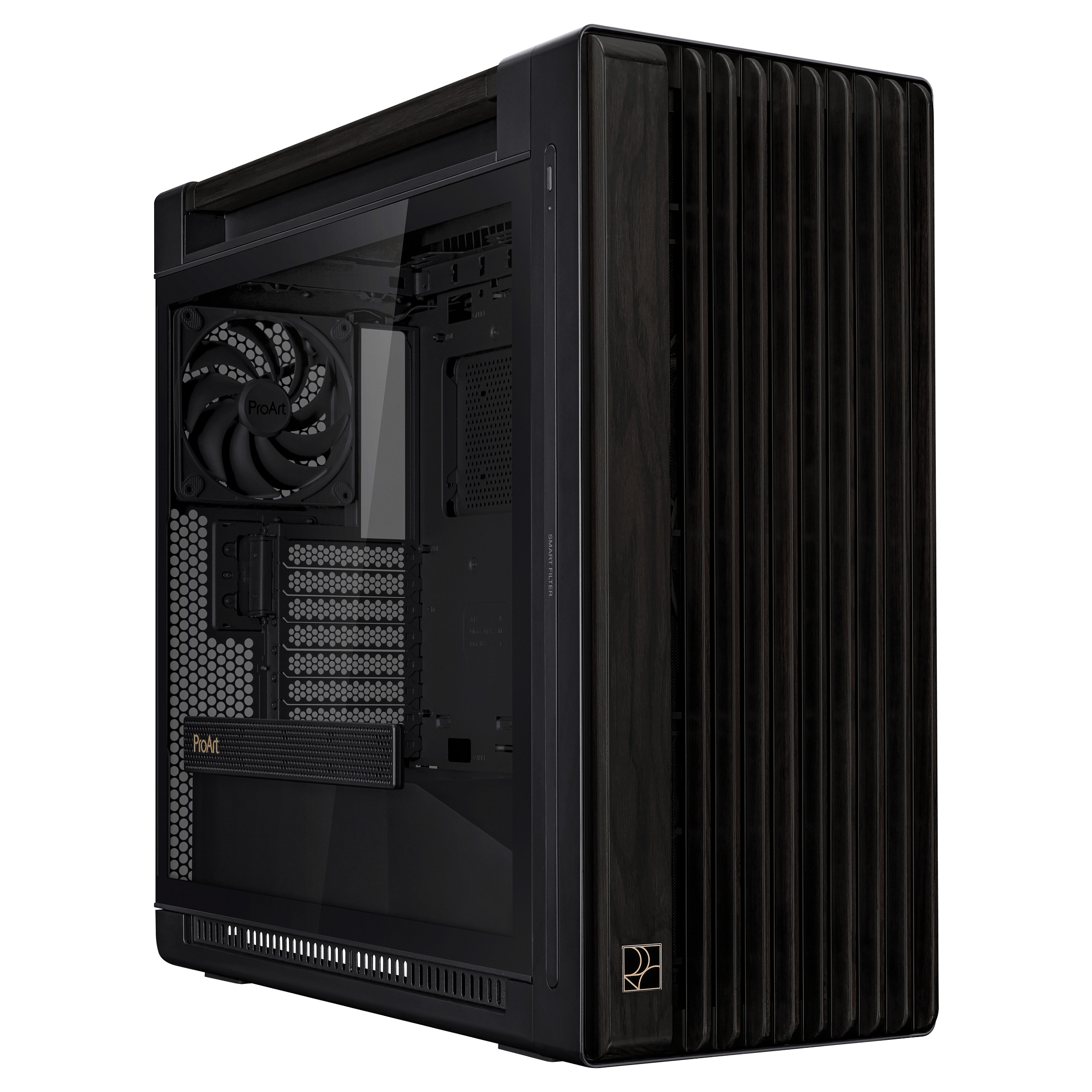 Kasë Asus ProArt PA602 Wood TG PWM -Zezë