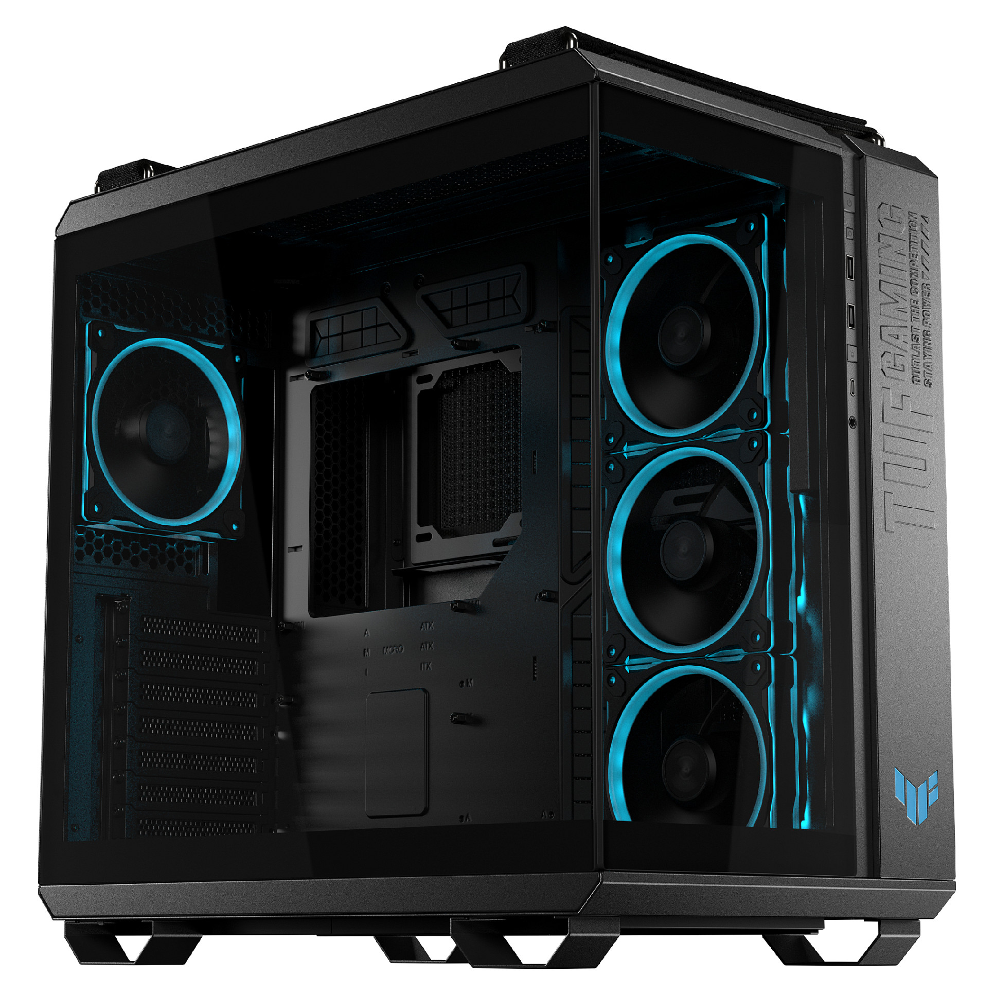 Kasë Asus TUF Gaming GT502 Horizon TG ARGB -Zezë 4