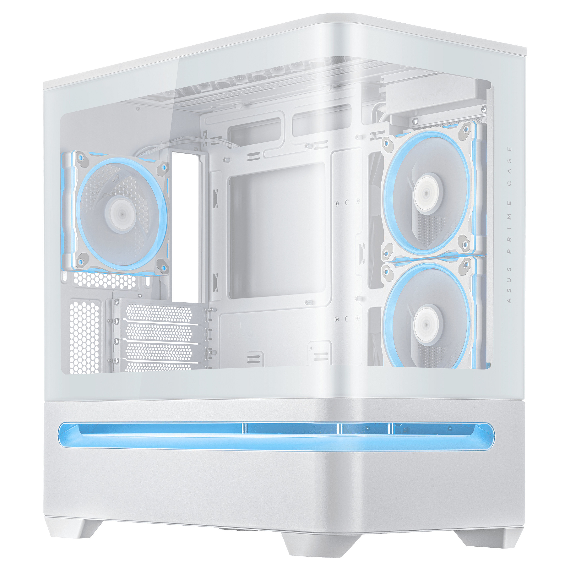 Kasë Asus Prime AP202 TG ARGB -Bardhë 2