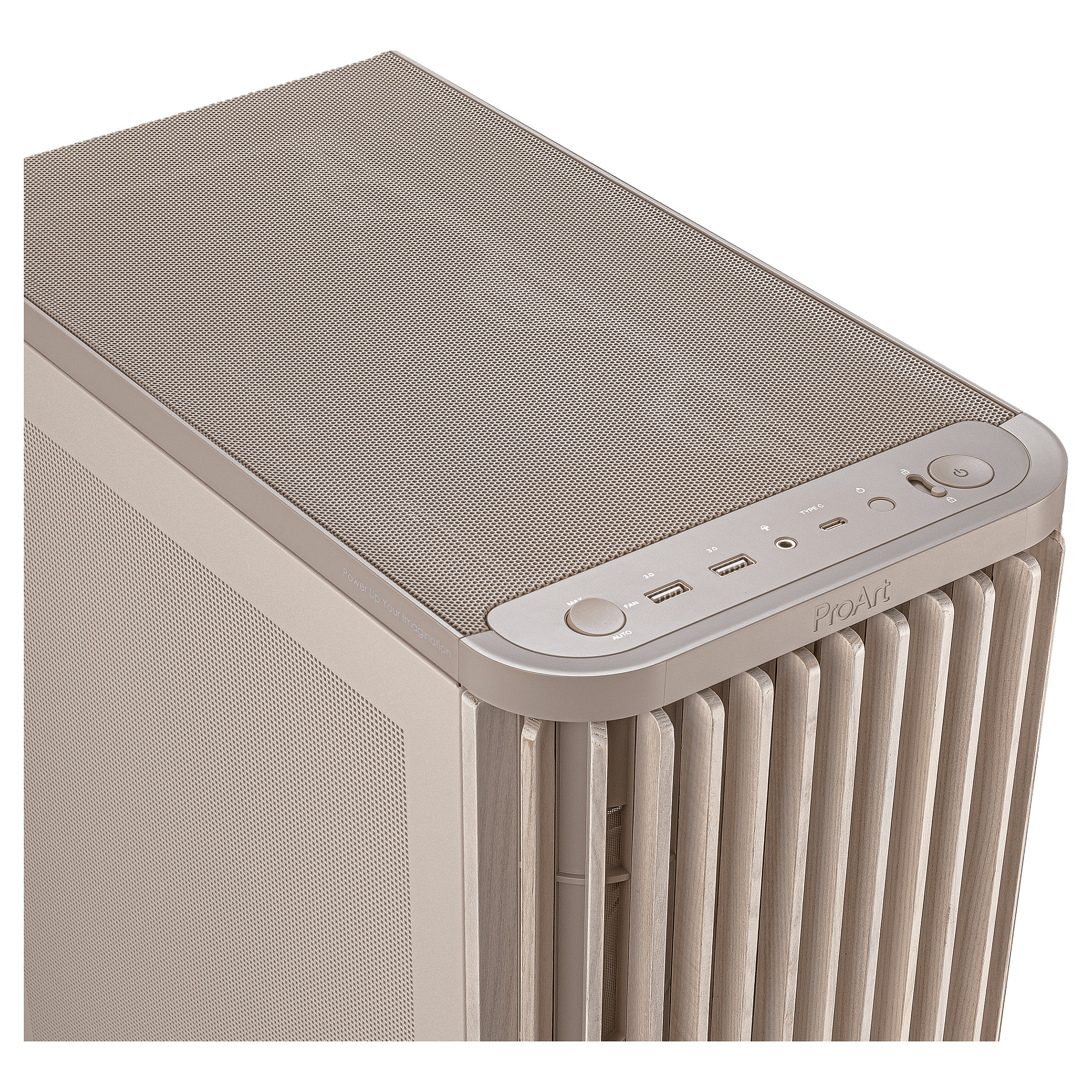 Kasë Asus ProArt PA401 Wood Mesh PWM -Bezhë 2