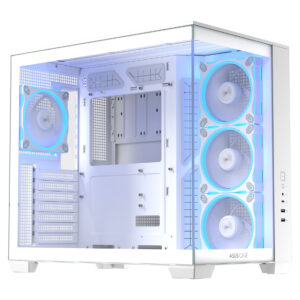 Kasë Asus A32 Plus TG ARGB -Bardhë 7