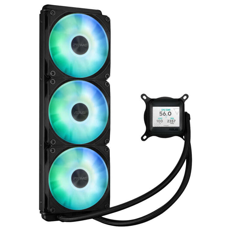 Ftohës për Procesor ASUS PRIME LC 360 ARGB LCD / All‑in‑One Liquid Cooler - Zezë