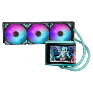 Ftohës për Procesor ASUS ROG Ryuo IV SLC 360 ARGB MIKU / All‑in‑One Liquid Cooler - Blu