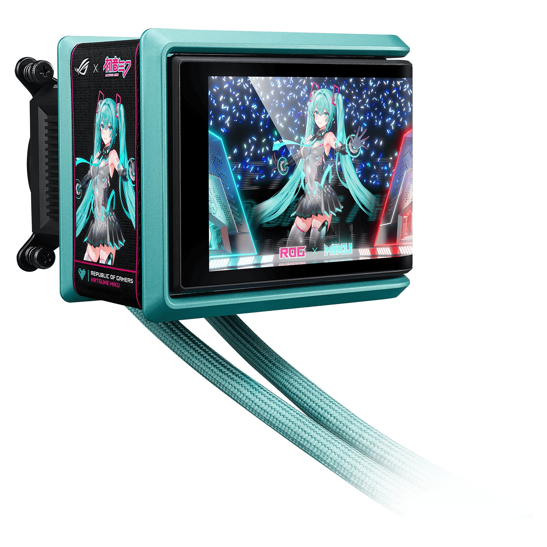 Ftohës për Procesor ASUS ROG Ryuo IV SLC 360 ARGB MIKU / All‑in‑One Liquid Cooler - Blu - Figura 4