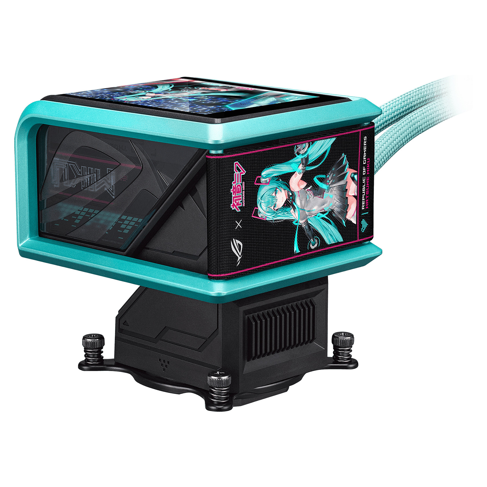 Ftohës për Procesor ASUS ROG Ryuo IV SLC 360 ARGB MIKU / All‑in‑One Liquid Cooler - Blu - Figura 5