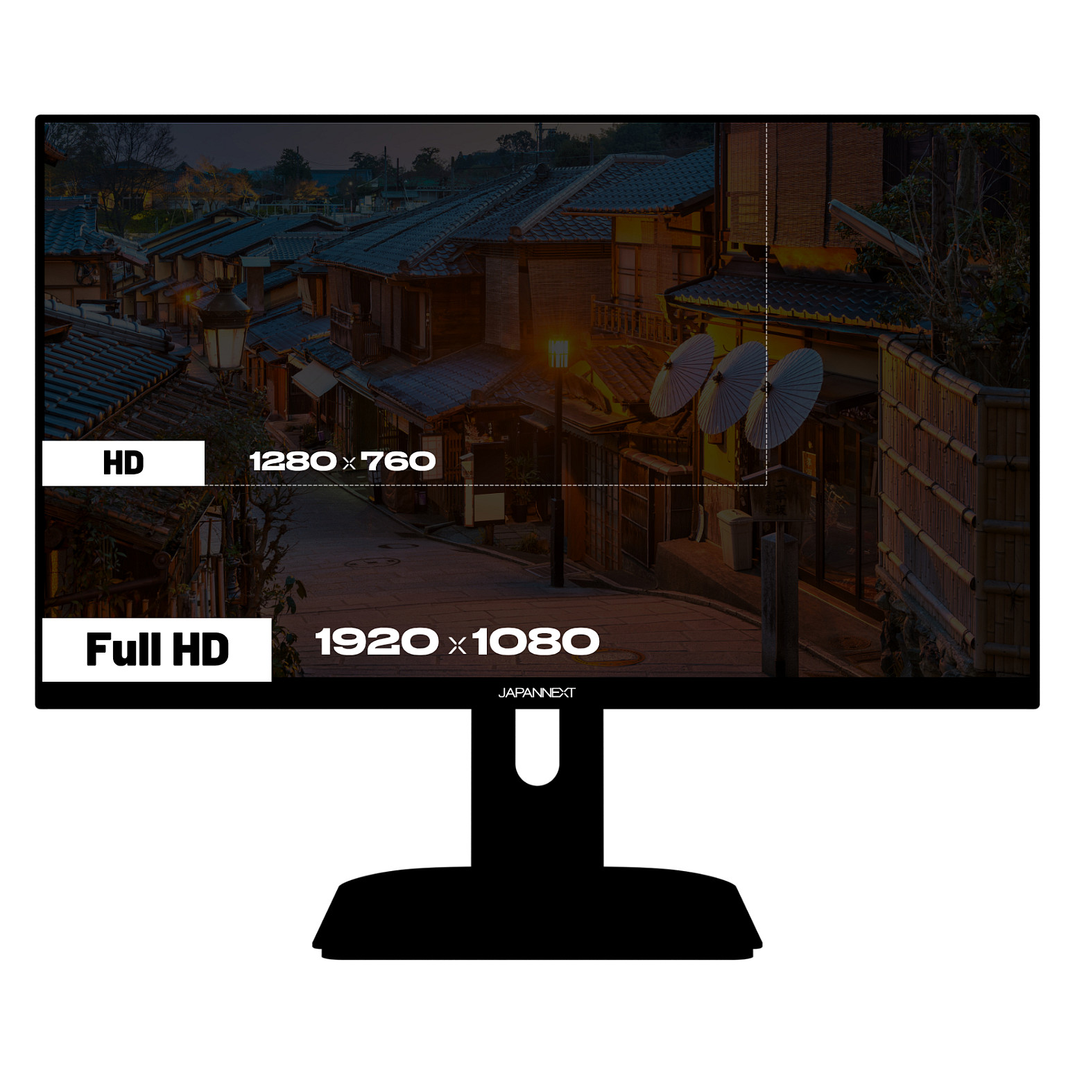 Monitor Gaming JapanNext / 23.8"/ Full HD IPS / LCD / 200Hz / 0.5ms / HDMI - Zezë - Figura 5