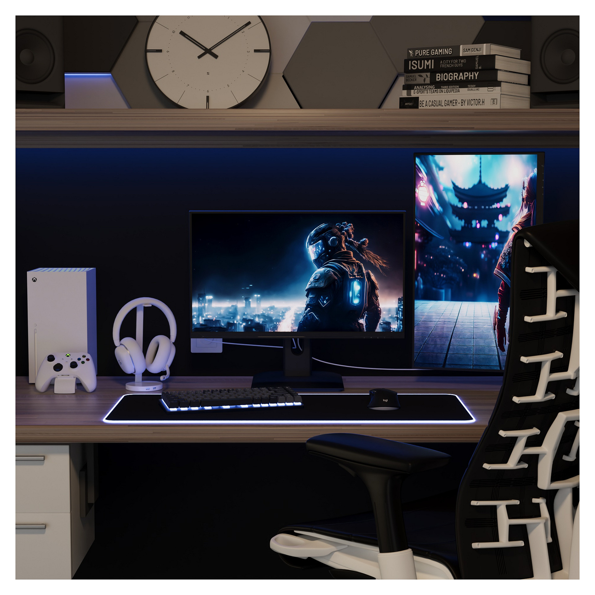 Monitor Gaming JapanNext / 23.8"/ Full HD IPS / LCD / 200Hz / 0.5ms / HDMI+DP - Zezë - Figura 4