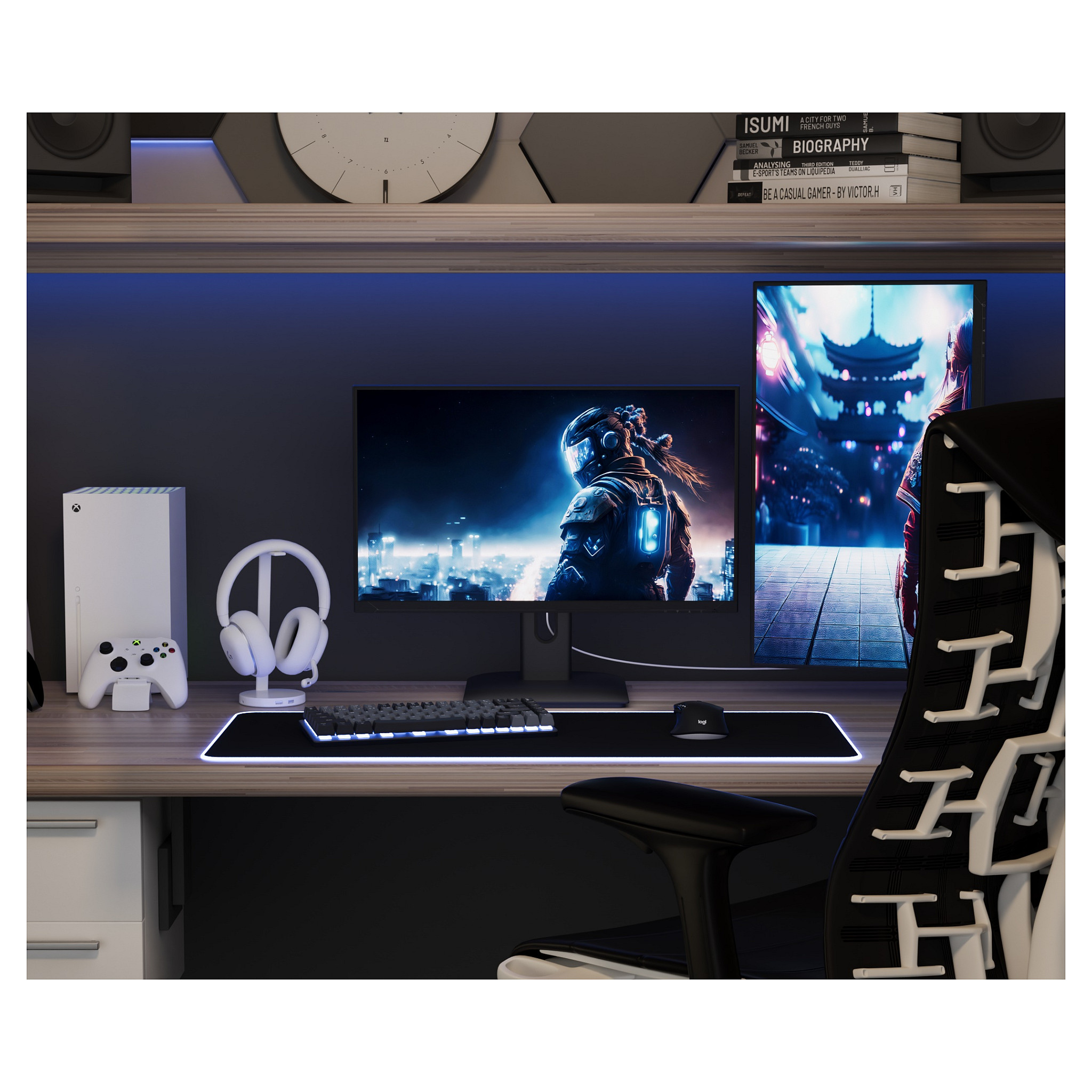 Monitor Gaming JapanNext / 23.8"/ Full HD IPS / LCD / 200Hz / 0.5ms / HDMI+DP - Zezë - Figura 5