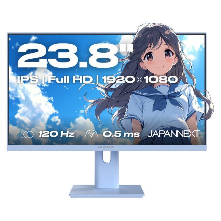 Monitor Gaming JapanNext / 23.8"/ Full HD IPS LCD / 120Hz / 0.5ms / HDMI+VGA - Blu