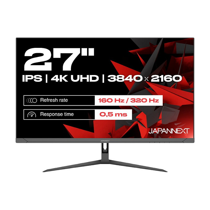 Monitor Gaming JapanNext JN-I270UHD16FHD32 / 27"/ 4K Ultra HD IPS LED / 60Hz / 0.5ms / HDMI+DP - Zezë