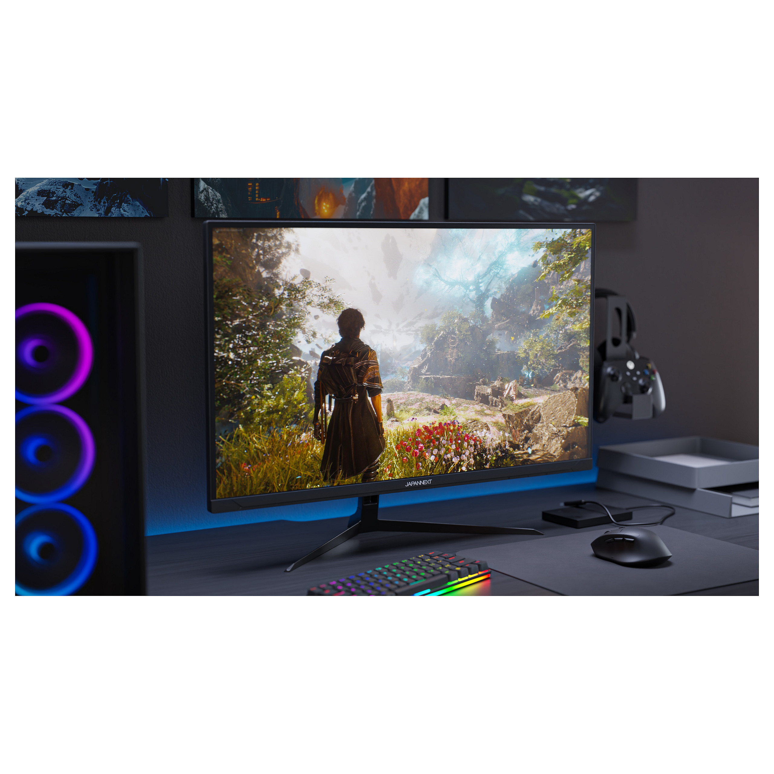 Monitor Gaming JapanNext JN-I270UHD16FHD32 / 27"/ 4K Ultra HD IPS LED / 60Hz / 0.5ms / HDMI+DP - Zezë - Figura 3