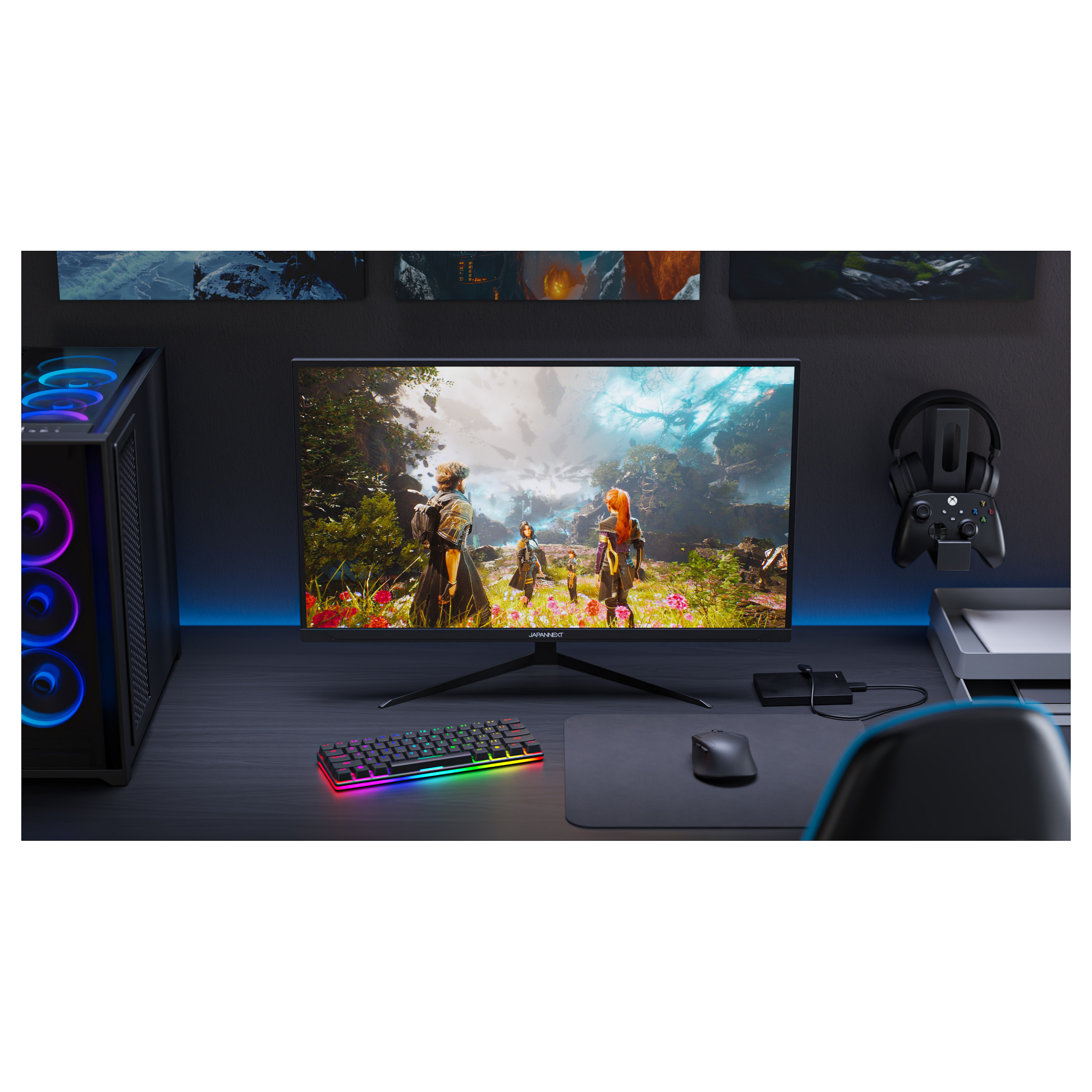 Monitor Gaming JapanNext JN-I270UHD16FHD32 / 27"/ 4K Ultra HD IPS LED / 60Hz / 0.5ms / HDMI+DP - Zezë - Figura 4
