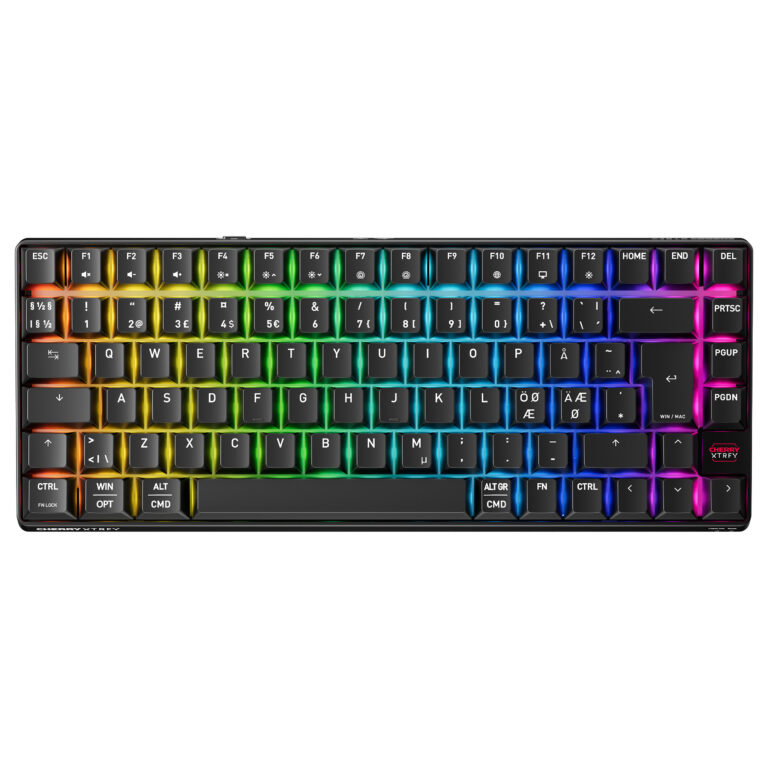 Tastierë Gaming Cherry K33 COMPACT FS / Wireless / QWERTY / Nordic Language - Zezë