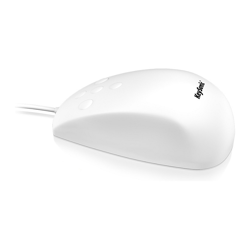 Maus me kabllo KeySonic KSM‑3020M / Silicone / Waterproof IP68 - Bardhë - Figura 3