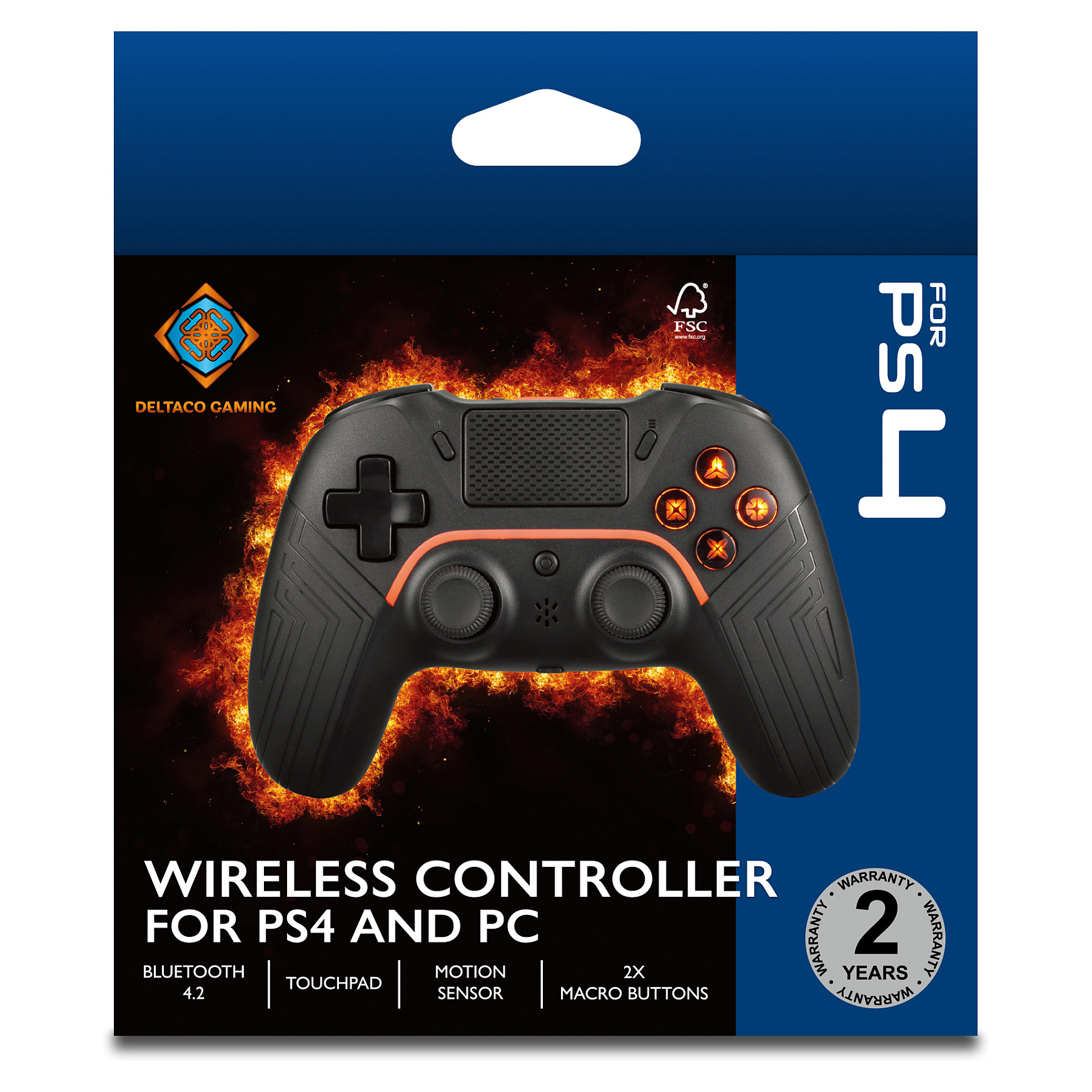Kontroller pa kabllo Deltaco GAM-139 -Zezë - Figura 2