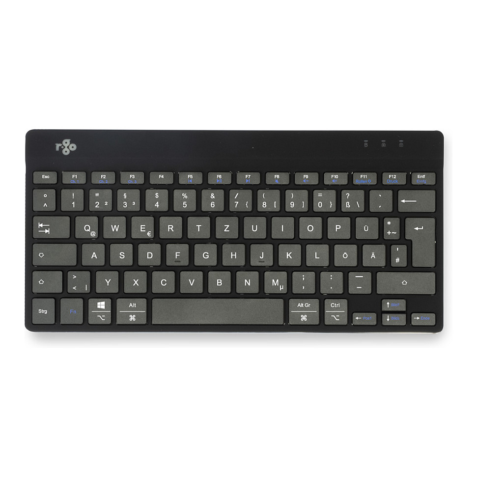 Tastierë pa kabllo R-Go Ergonomic Keyboard Compact break / QWERTZ - Zezë - Figura 2